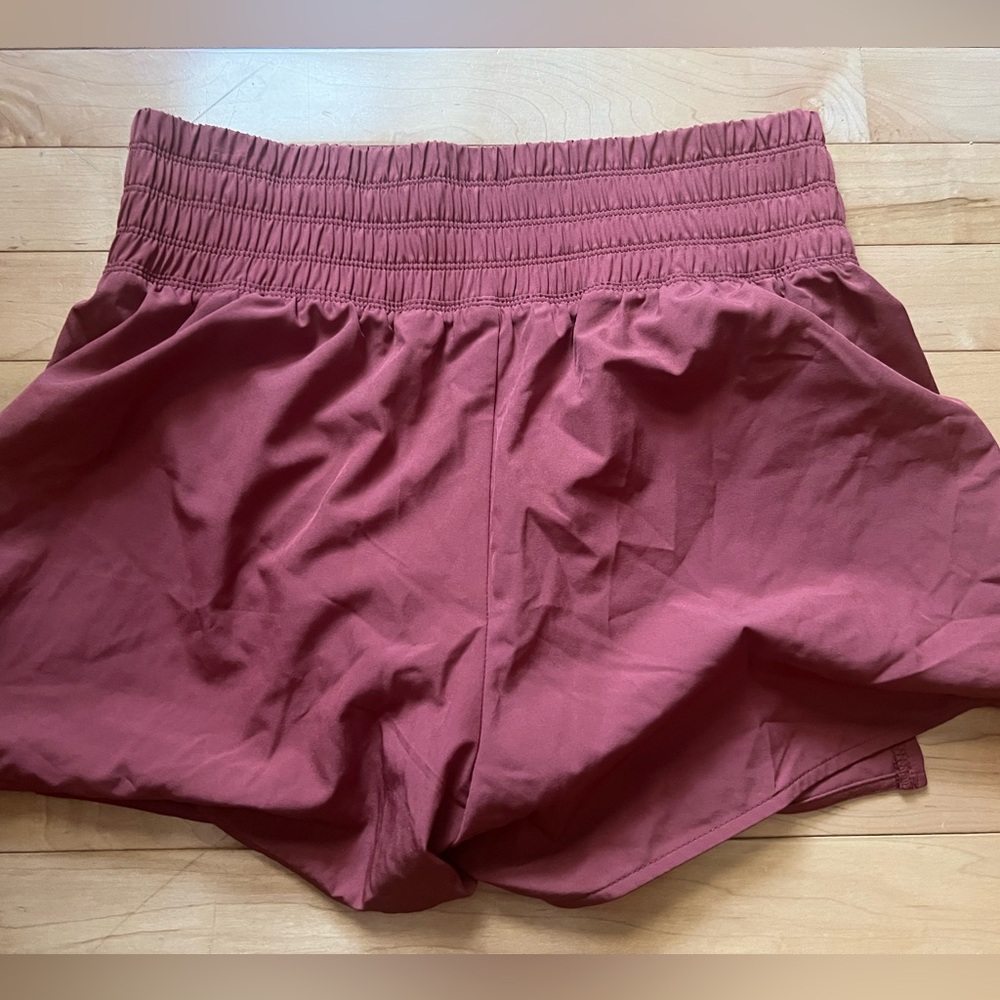 Old Navy High Waist Burgundy Shorts